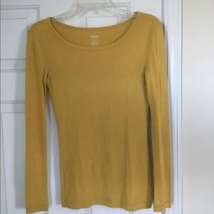 Premise Studio yellow long sleeve shirt